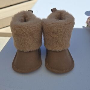 Cozy Tan Kids Boots